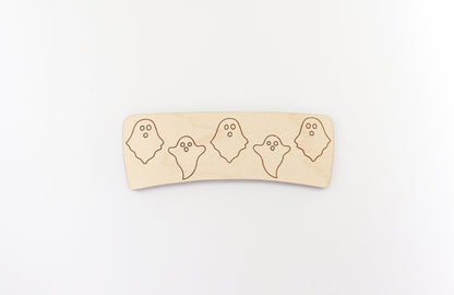 Ghost Hair clip blanks, wood blanks, laser cut blanks