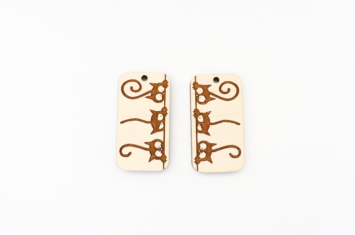 Cat earring blanks, earring blanks