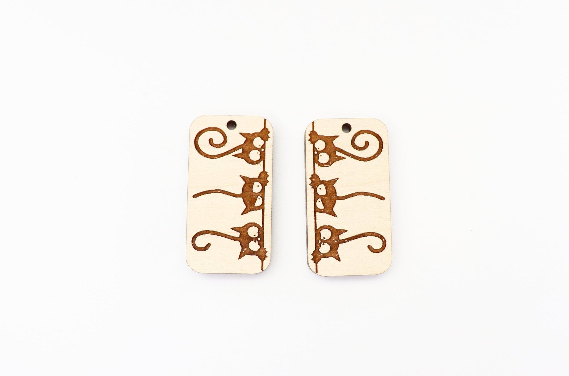 Cat earring blanks, earring blanks