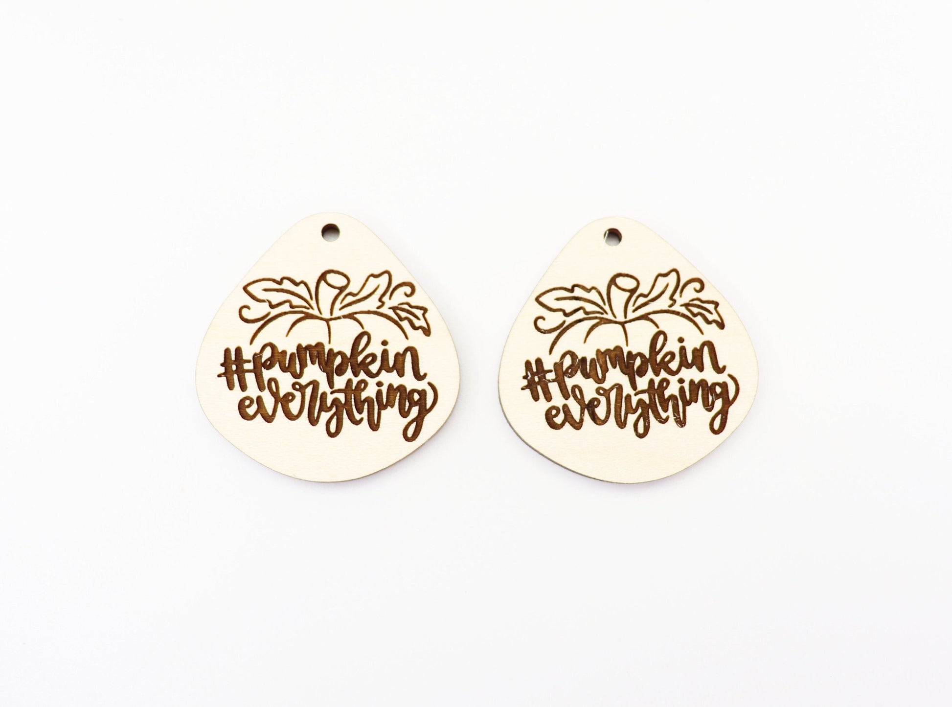 Pumpkin everything earring blanks, wood earrings