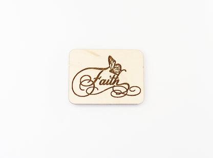 Faith Magnet blanks, DIY magnet, wood blanks