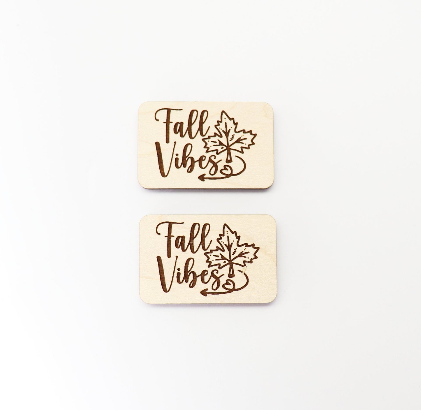 2 Inch Fall Hair clip blanks, wood blanks, laser cut blanks