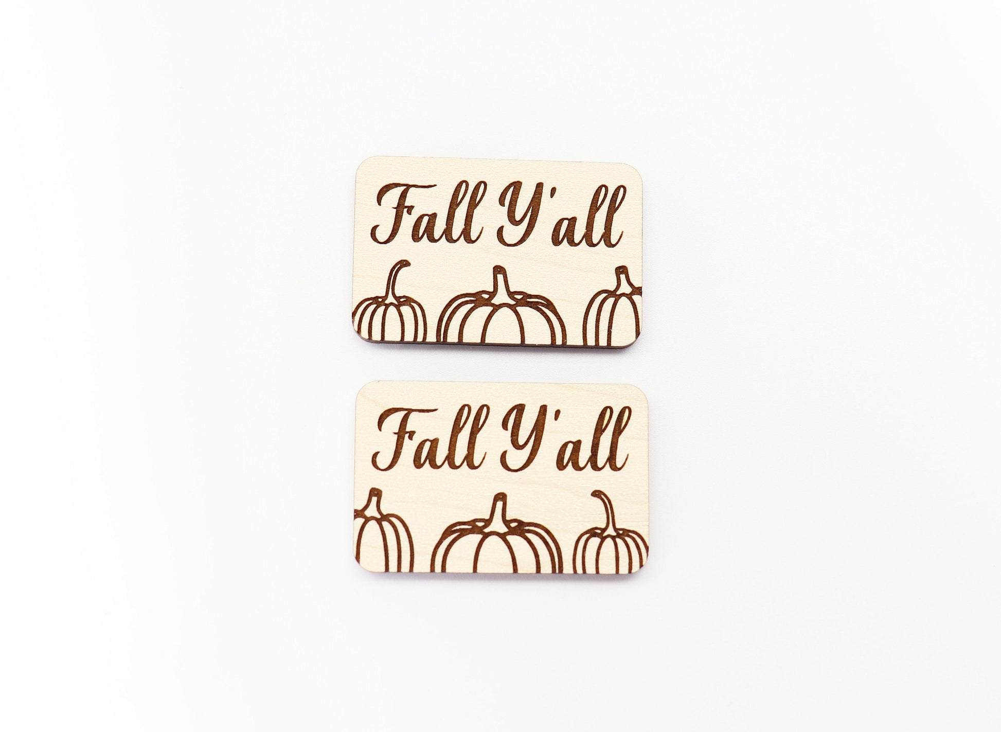 2 Inch fall Pumpkin Hair clip blanks, wood blanks, laser cut blanks