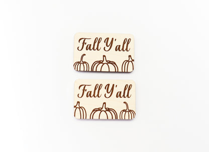 2 Inch fall Pumpkin Hair clip blanks, wood blanks, laser cut blanks