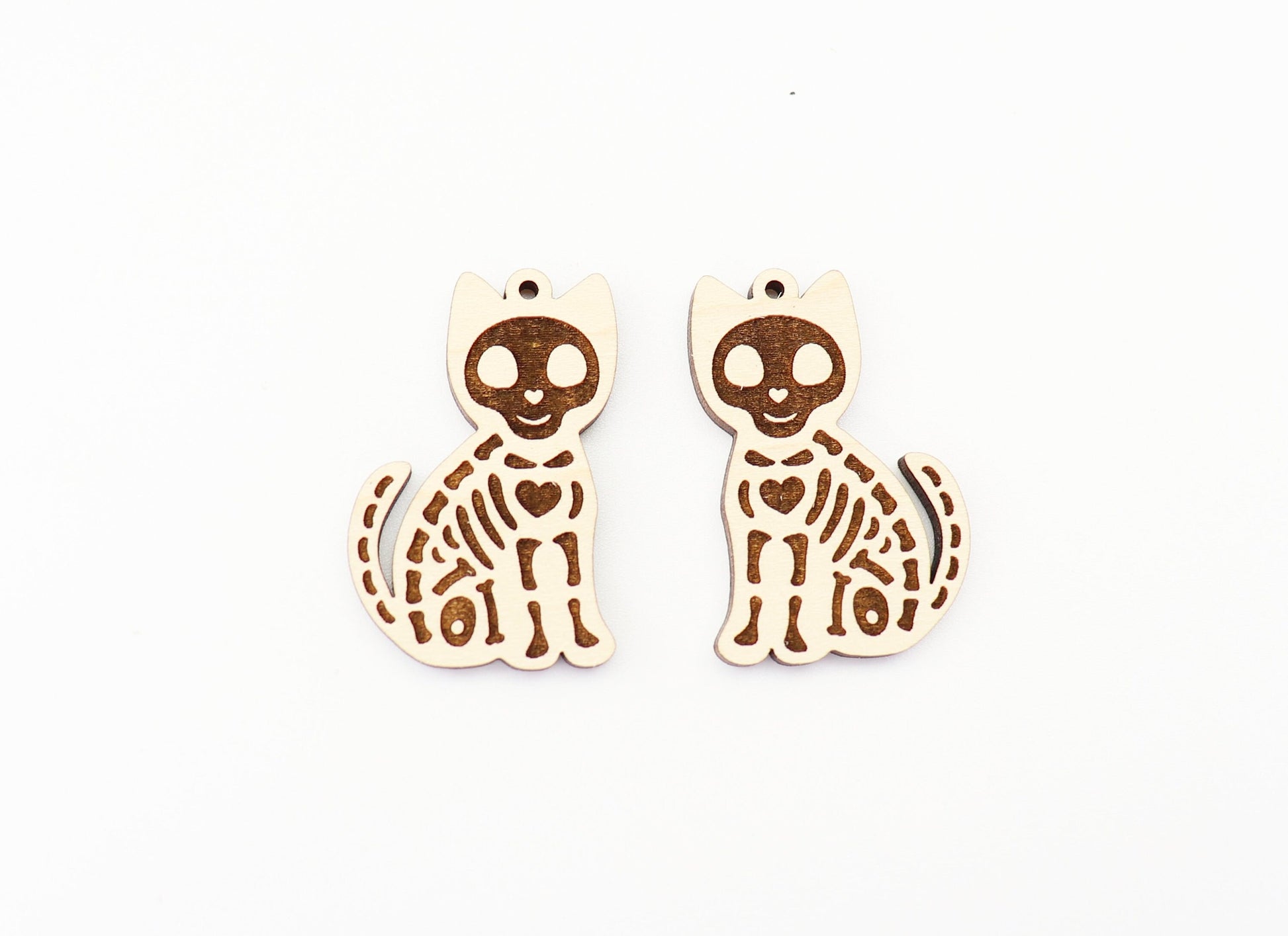 Cat blanks, earring blanks, wood earrings