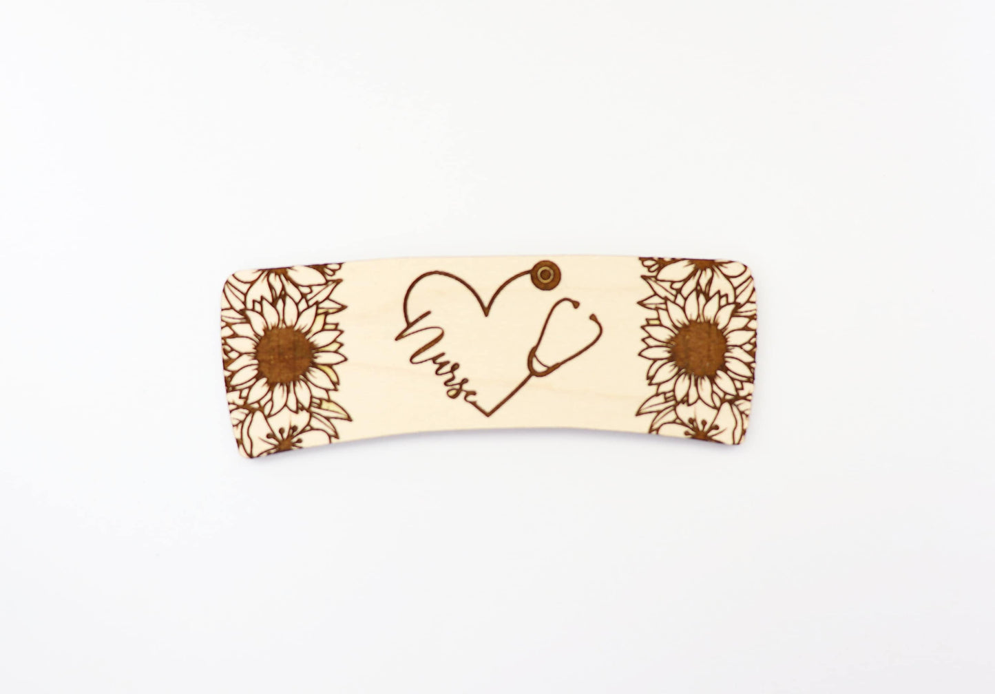 Nurse hair clip blanks, wood blanks, laser cut blanks