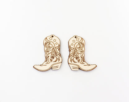 Cowboy Boot earring blanks