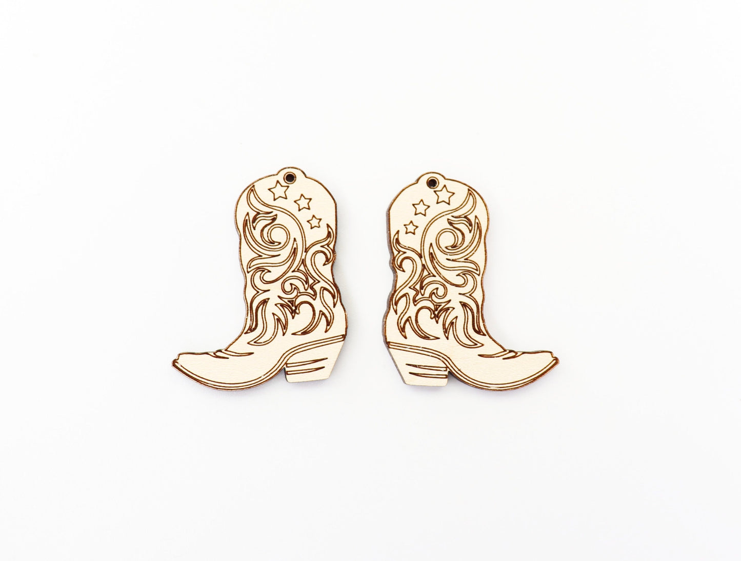 Cowboy Boot earring blanks