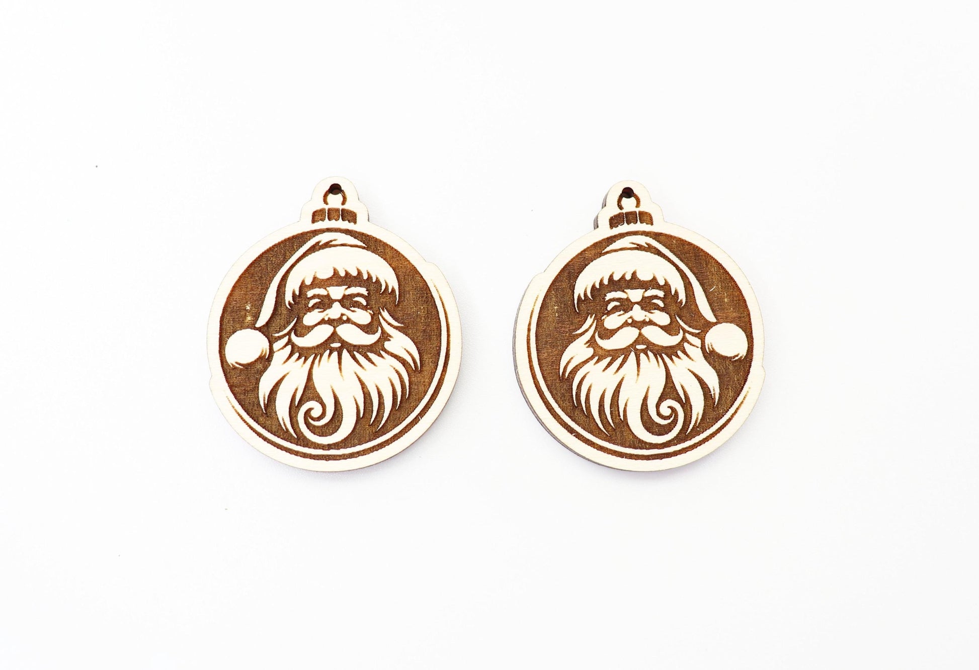 Santa earring blanks, wood blanks