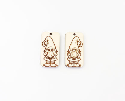 Gnome blanks, wood earring blanks