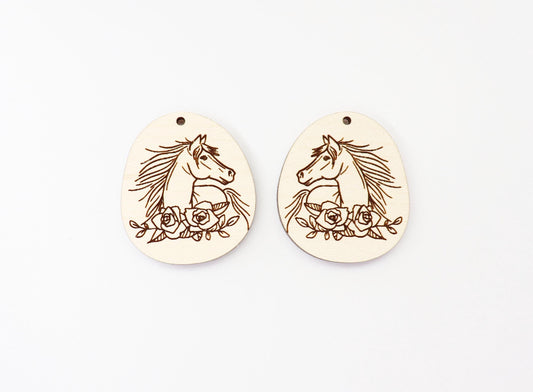 Horse earring blanks, earring blanks