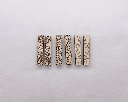 Variety pack, wood earring blanks, DIY earrings, earring blanks