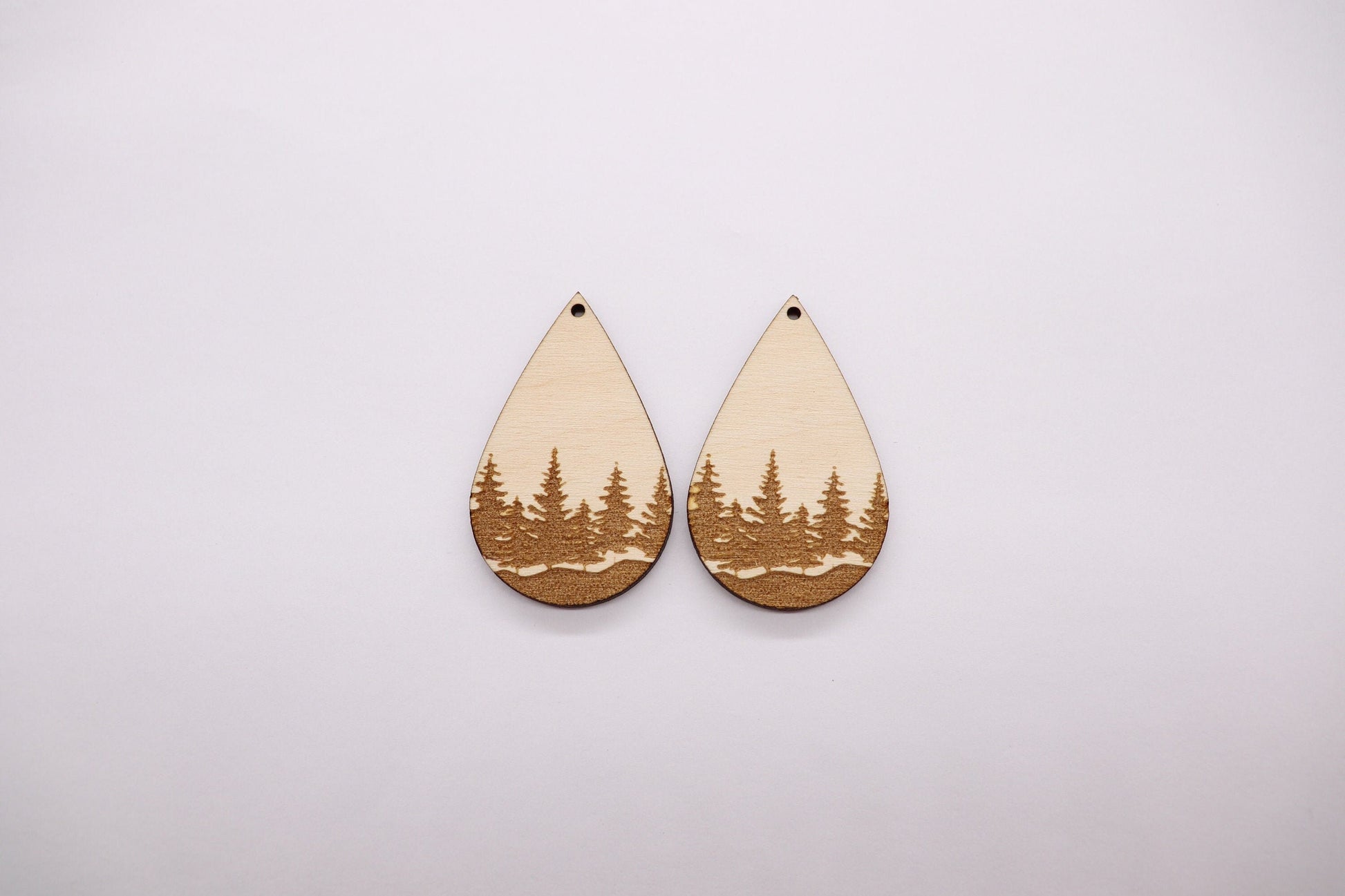 Forrest line teardrop blanks, earring blanks, DIY earrings