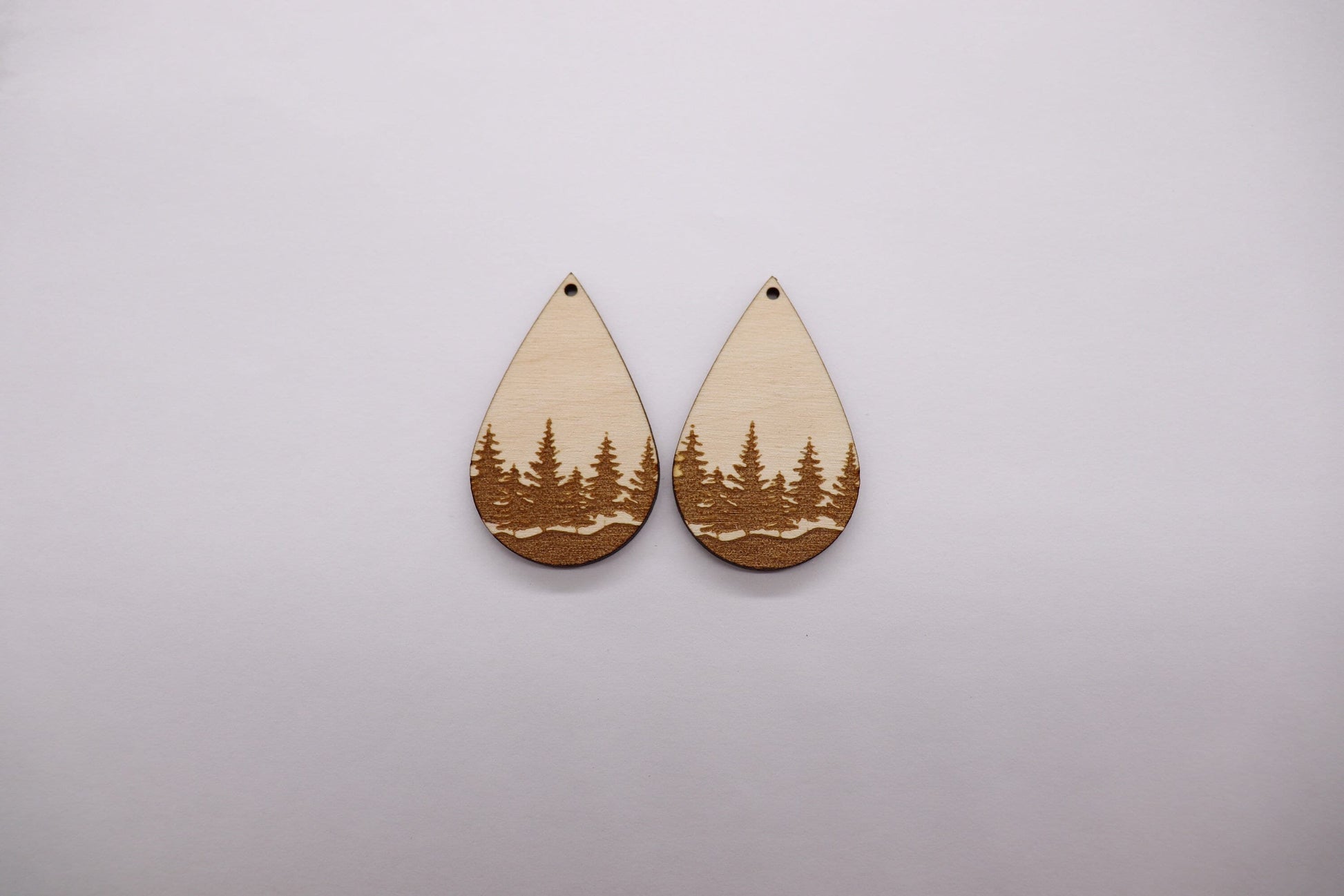 Forrest line teardrop blanks, earring blanks, DIY earrings