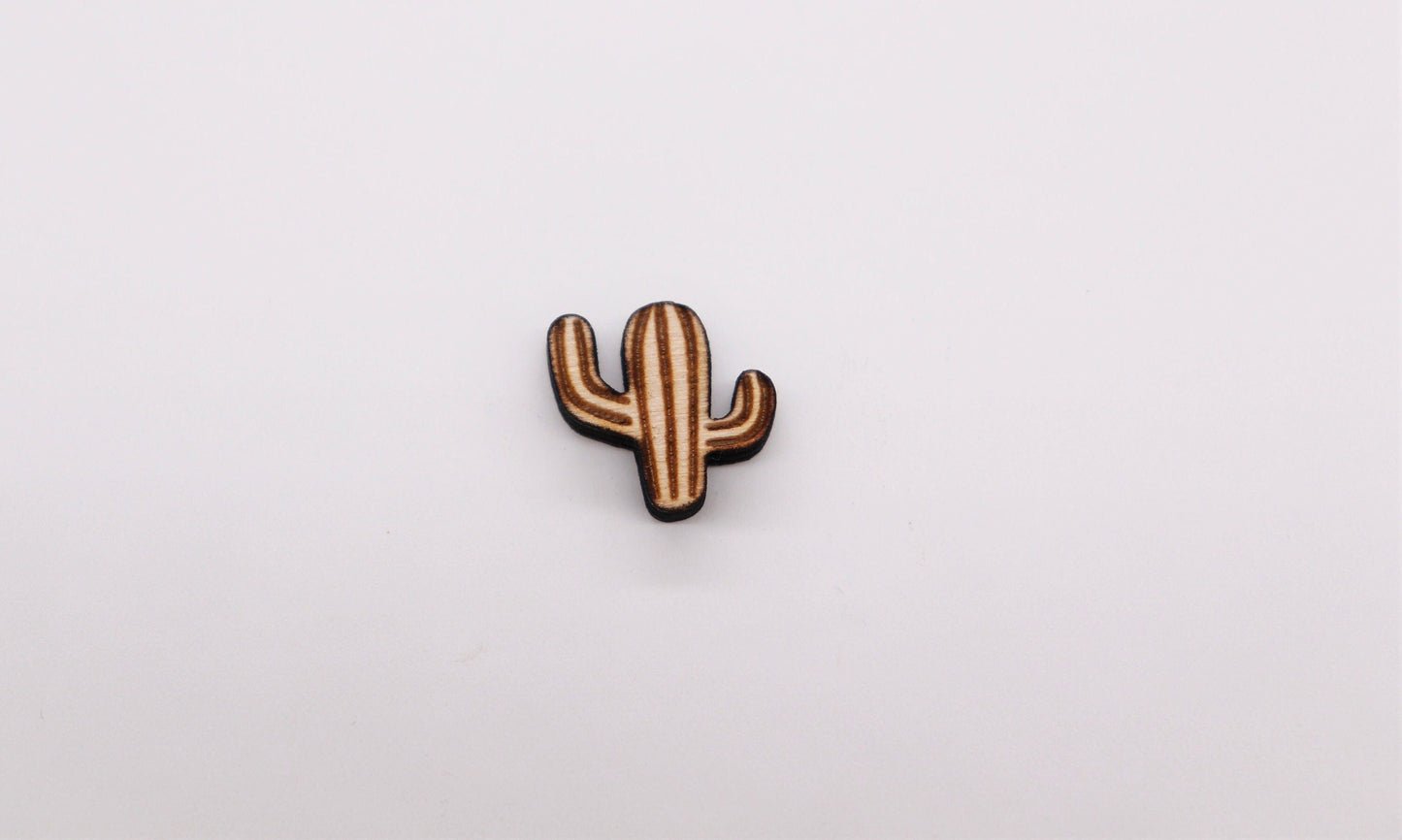 Cactus wood stud blanks, earring blanks, DIY earrings