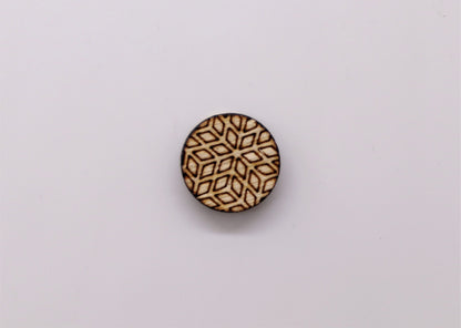 Round stud blanks, wood blanks, DIY earrings