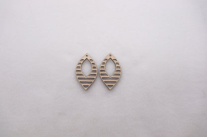 Wood earring blanks