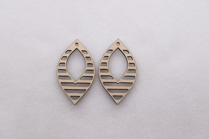 Wood earring blanks