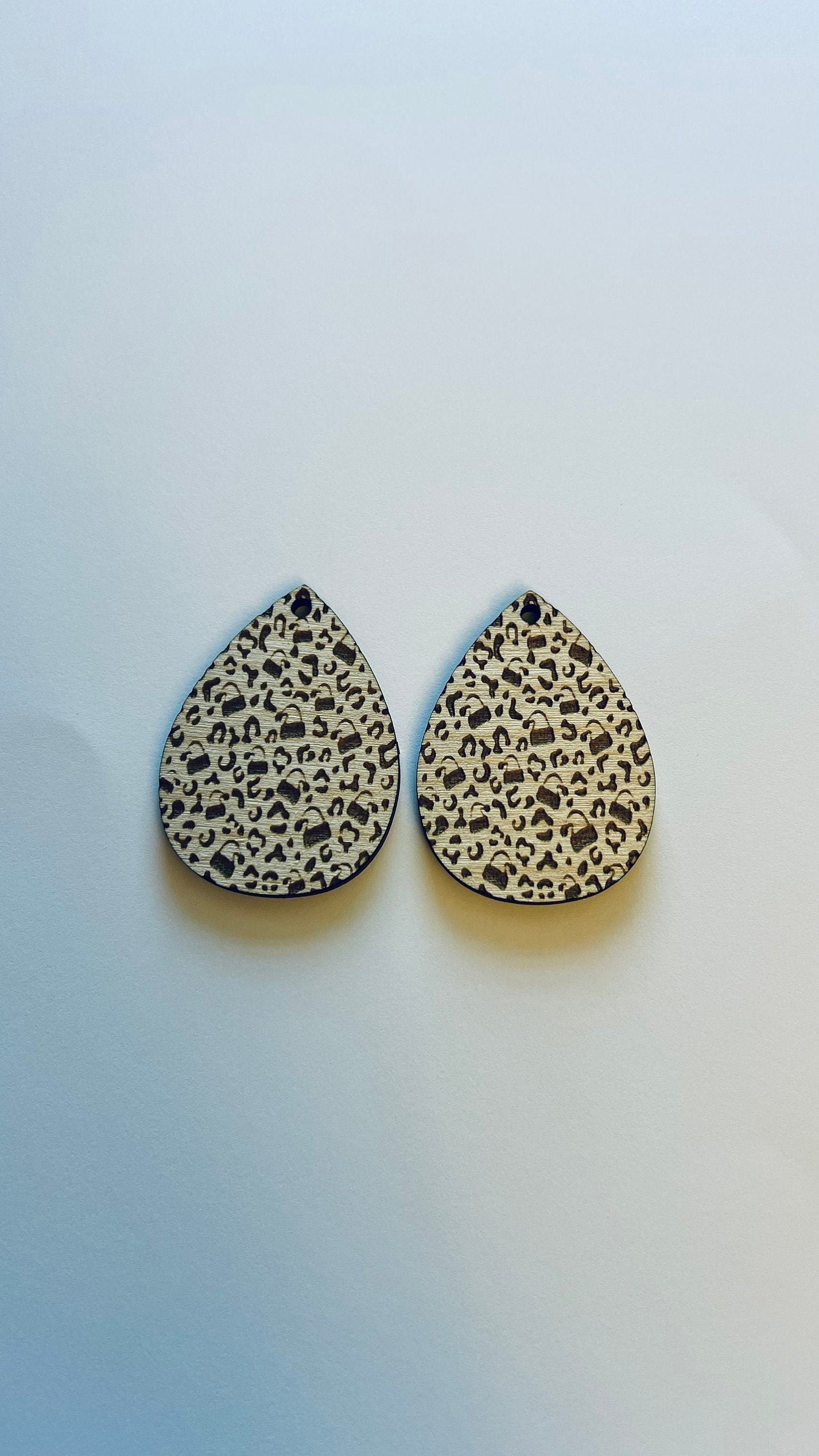 Christmas wood teardrop blanks, earring blanks, wood blanks