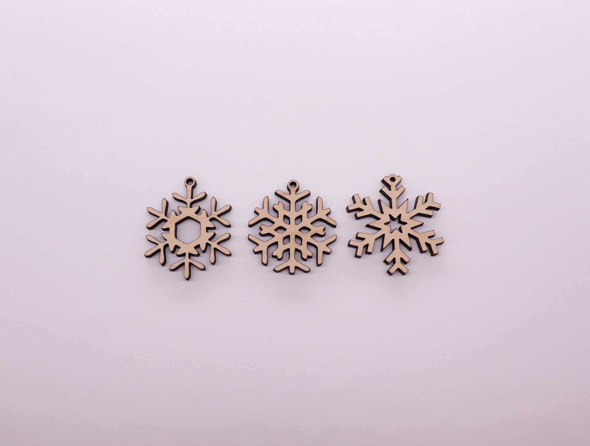 Snowflake wood earring blanks, earring blanks