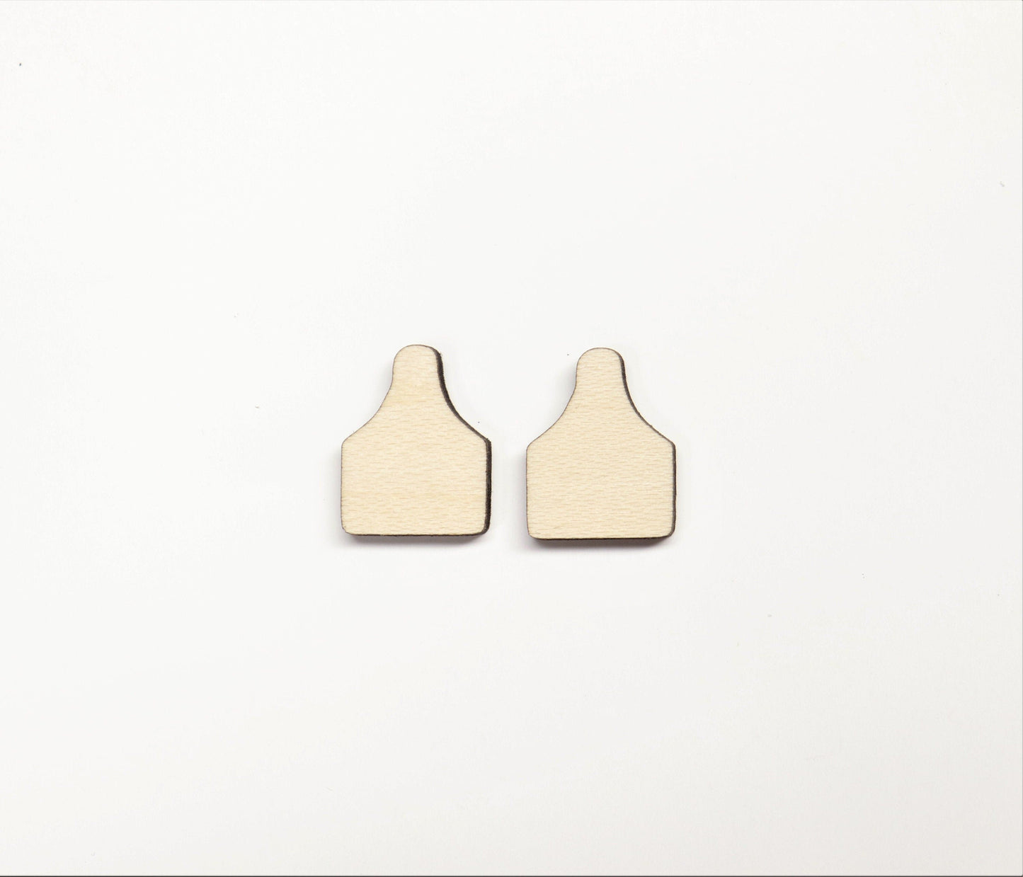 Cow tag blanks, earring blanks, wood cutouts