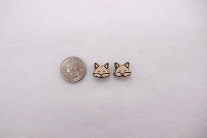 Animal stud blanks, wood blanks, earring blanks