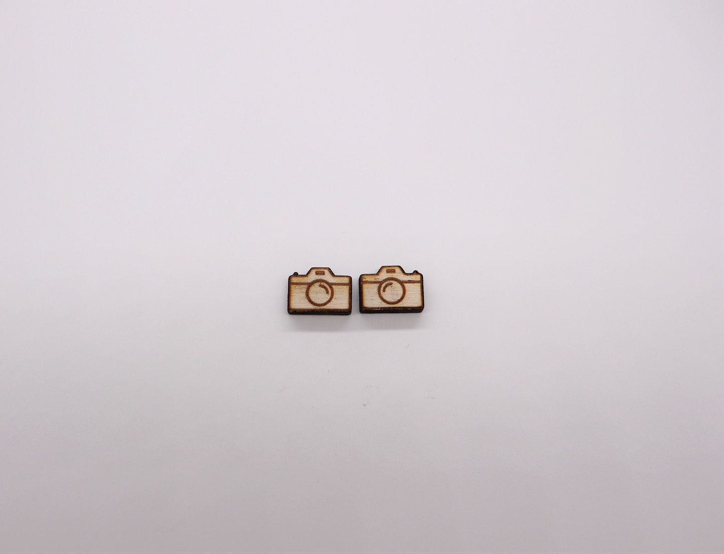 Camera stud cutouts, earring blanks, wood blanks