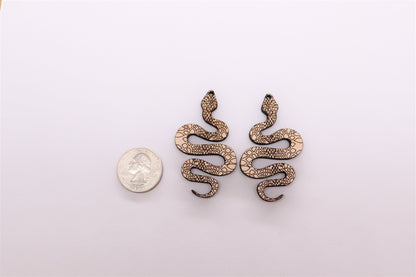 Snake wood earring blanks, earring making, earring blanks