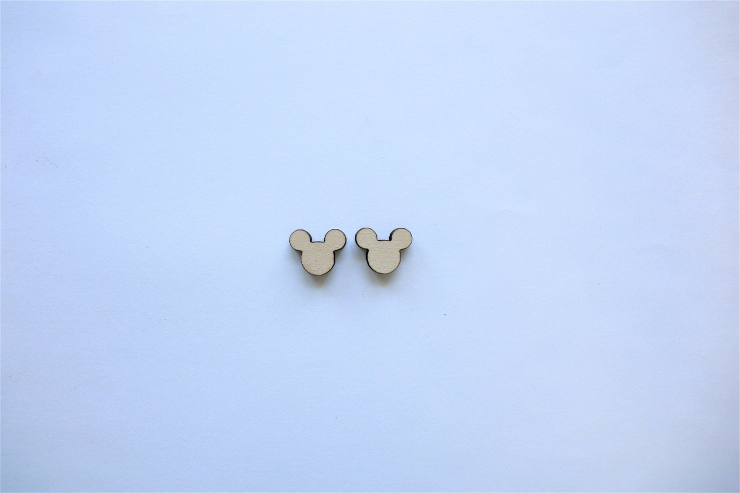 Mouse stud blanks, earring blanks, mouse cutouts