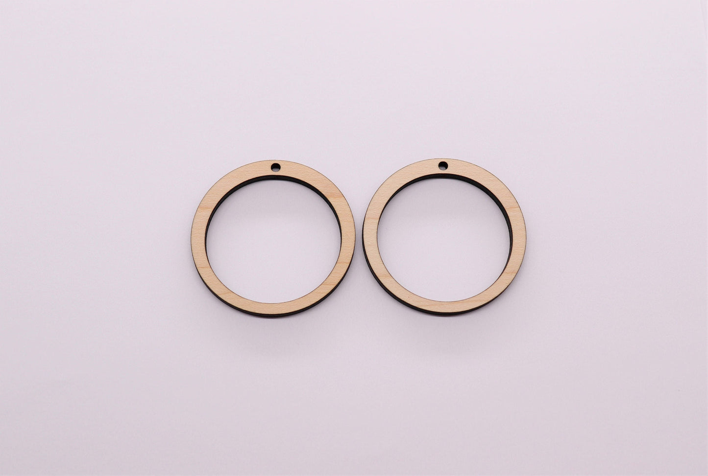 Plain round wood earring blanks, earring blanks, wood earrings