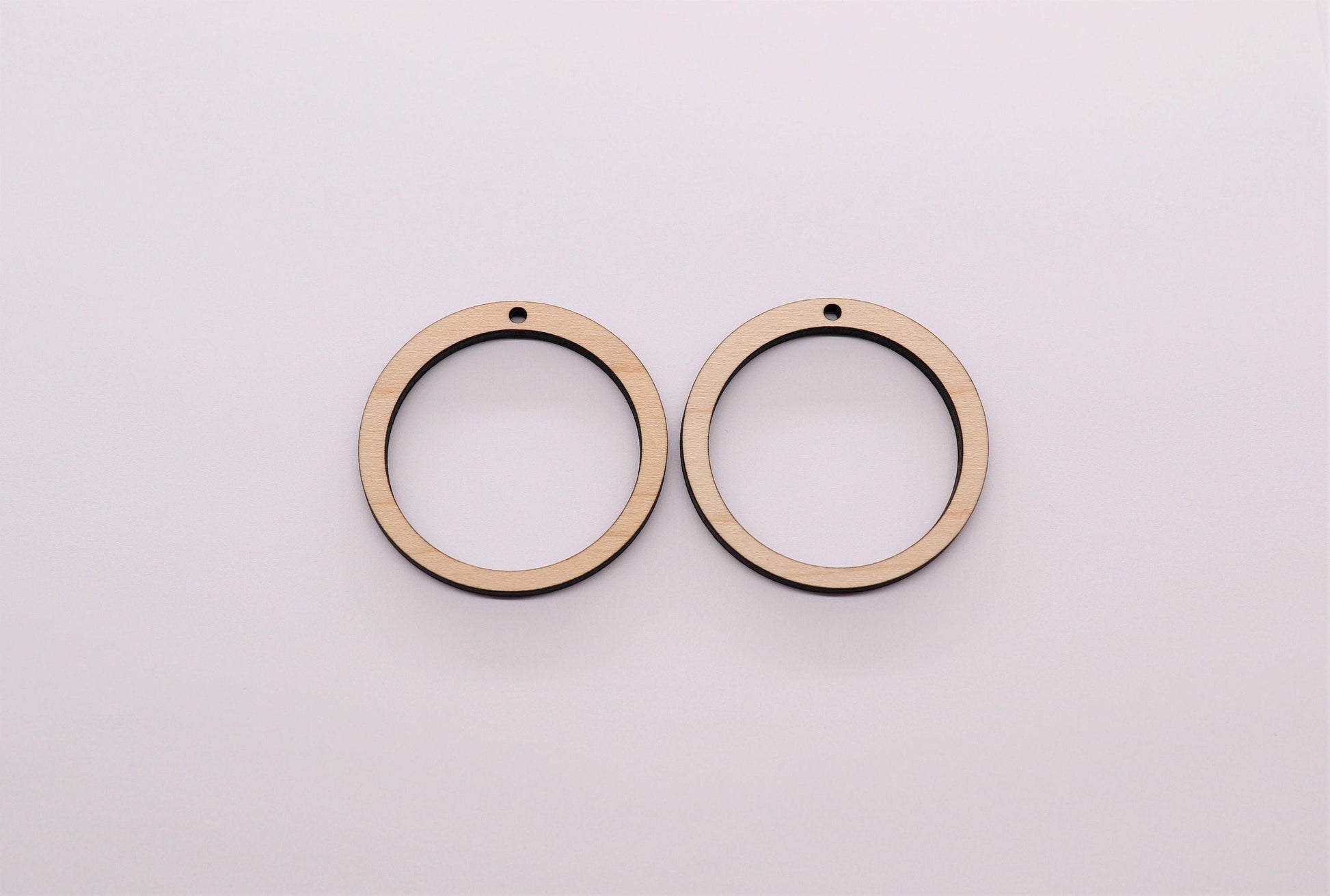 Plain round wood earring blanks, earring blanks, wood earrings