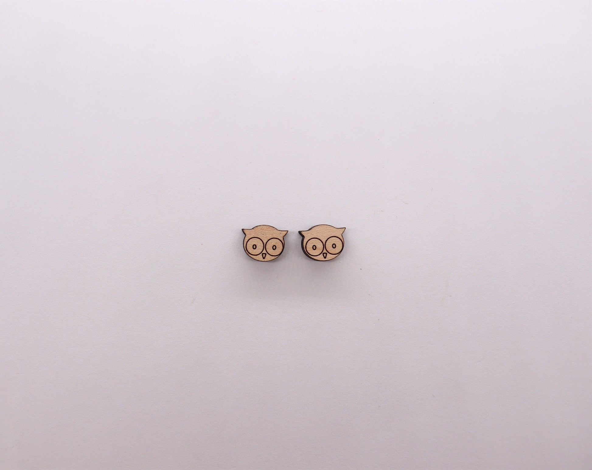 Woodland animal stud blanks, earring blanks, wood studs