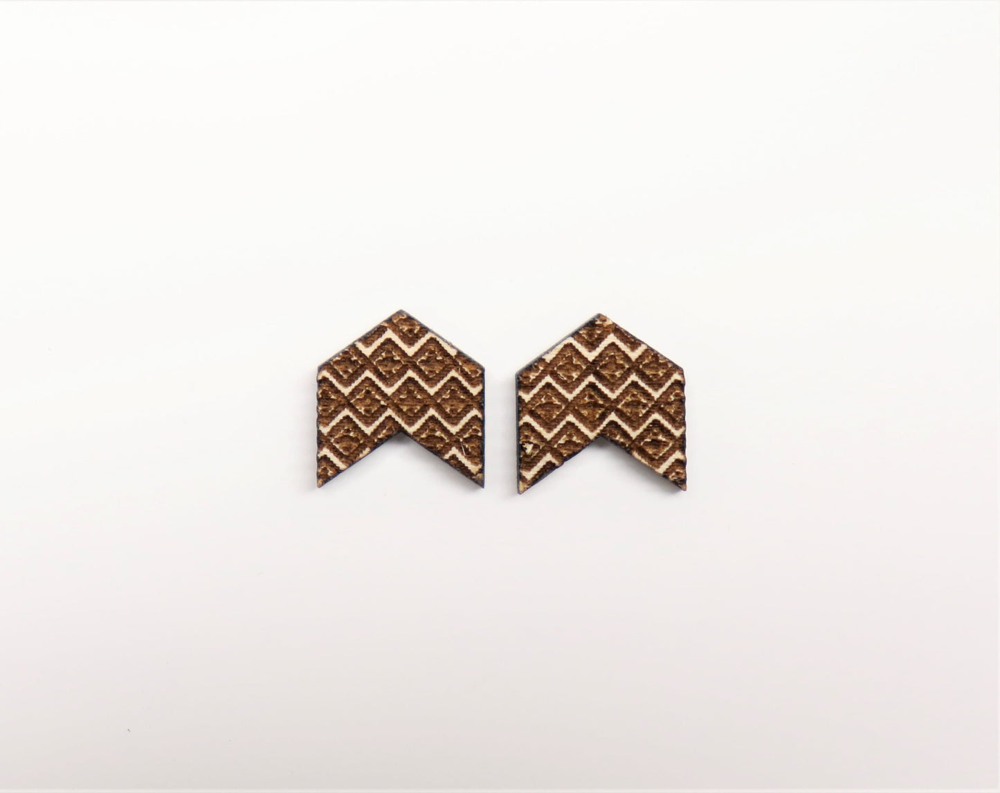 Arrow stud blanks, wood cutouts, earring cutouts