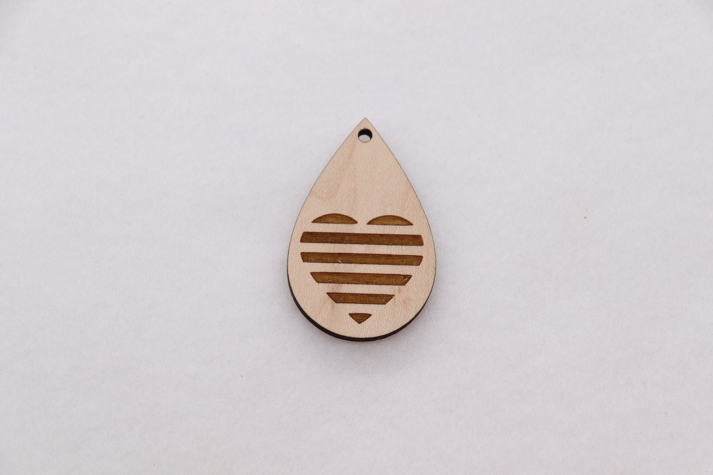 Teardrop wood earring blanks, earring blanks, wood cutouts