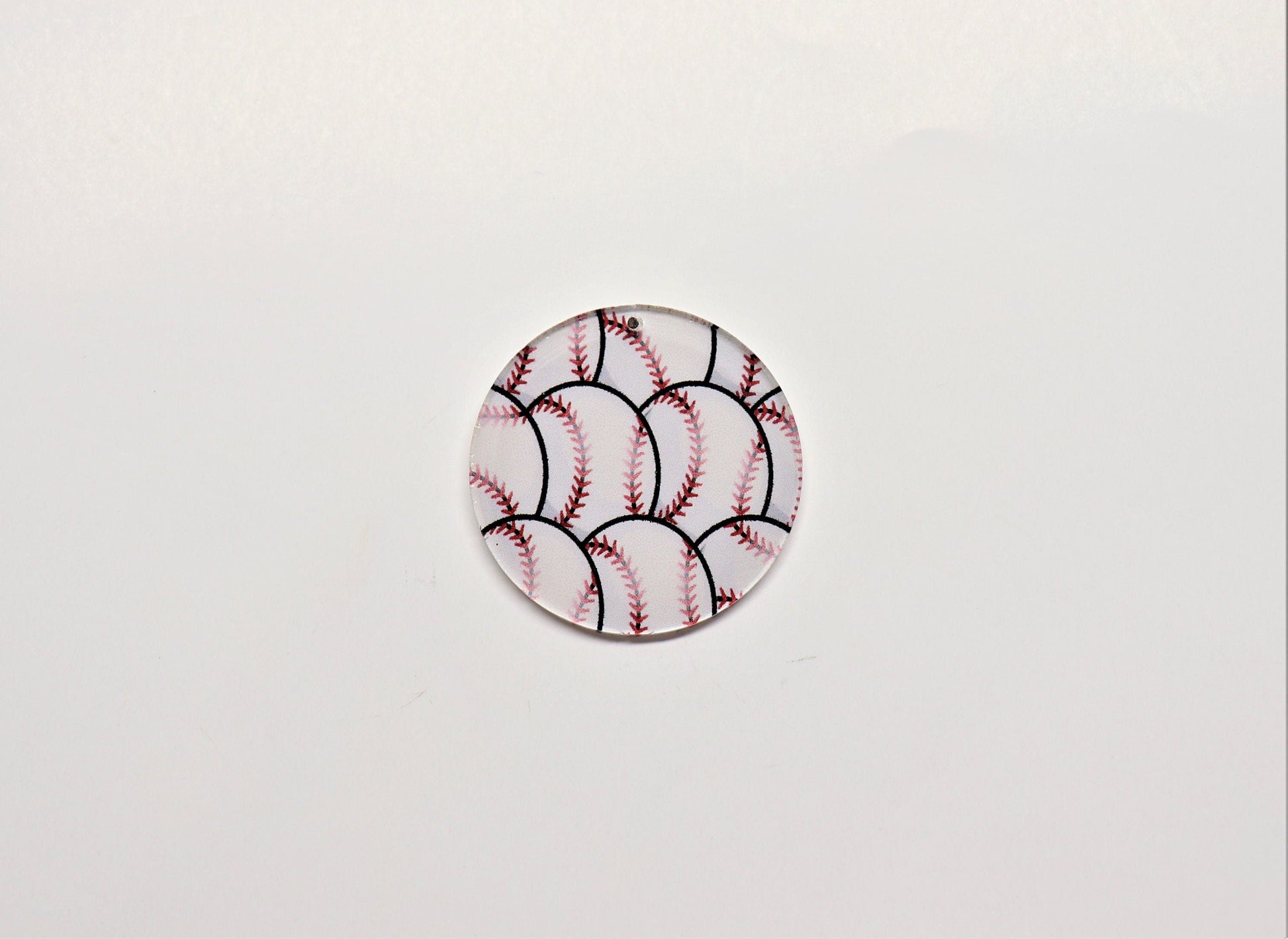 Baseball blanks, Acrylic cutouts, acrylic blanks, on white background