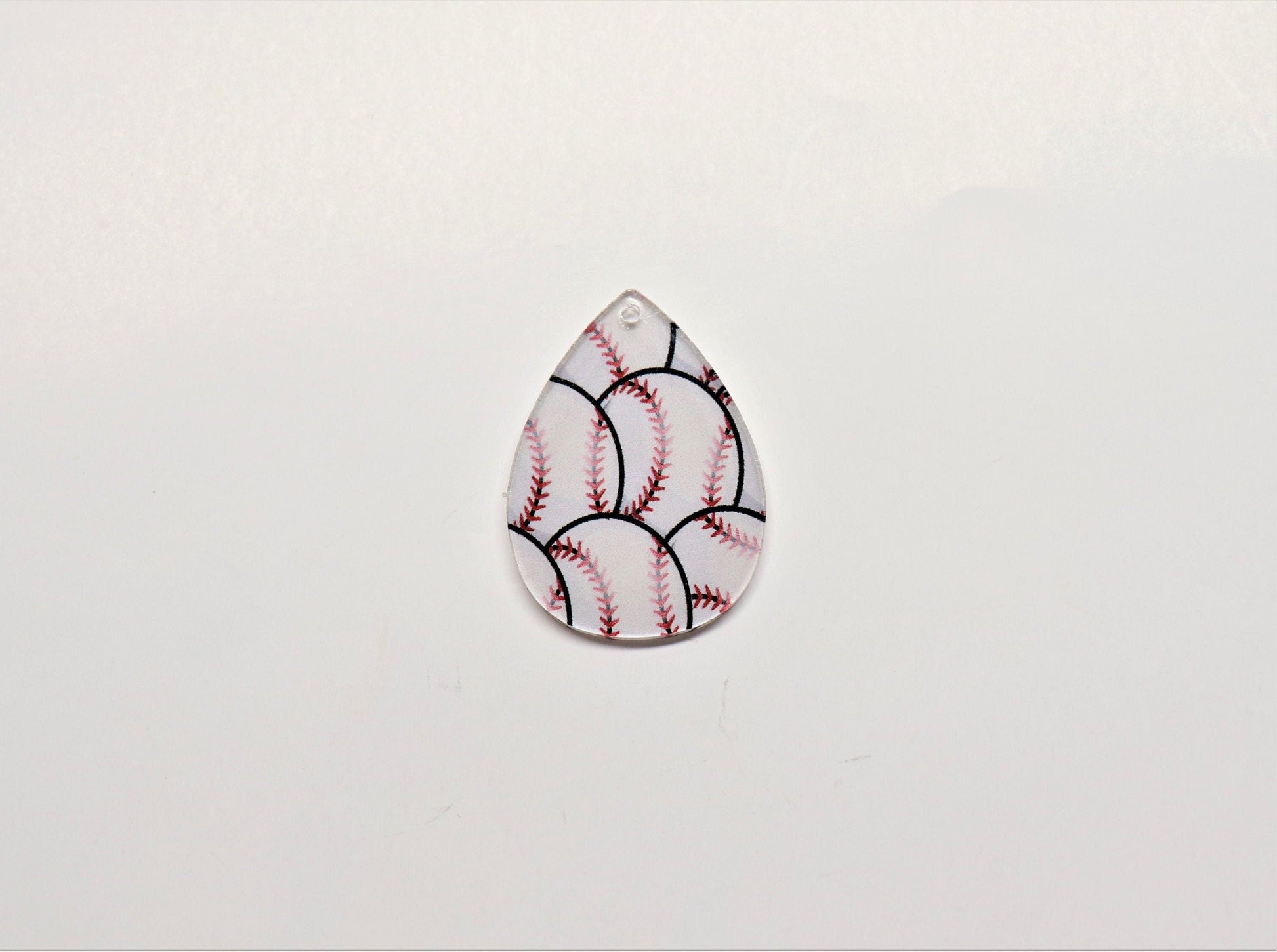 Baseball blanks, Acrylic cutouts, acrylic blanks, on white background