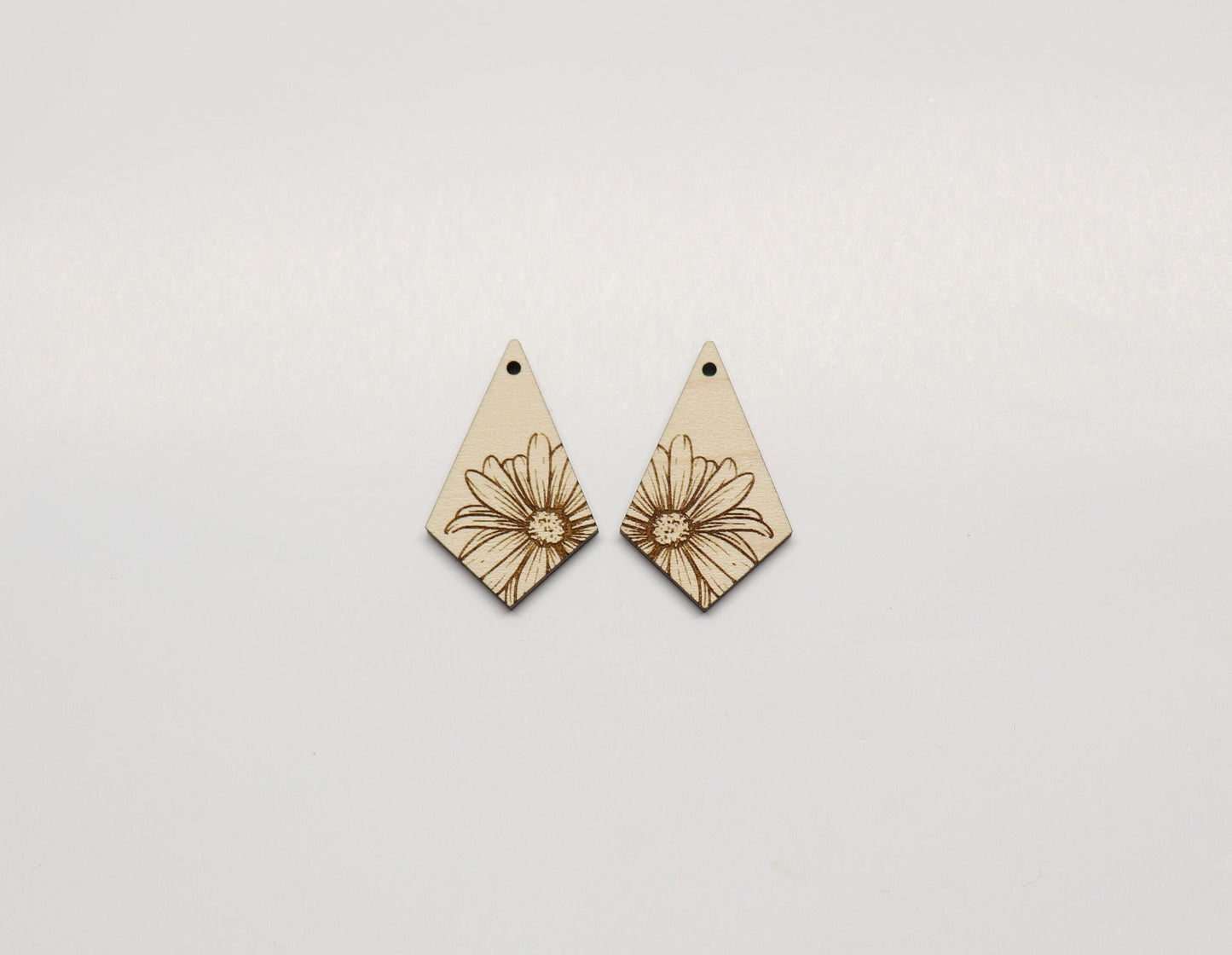 Wood earring blanks, DIY earrings, earring blanks, sold per set