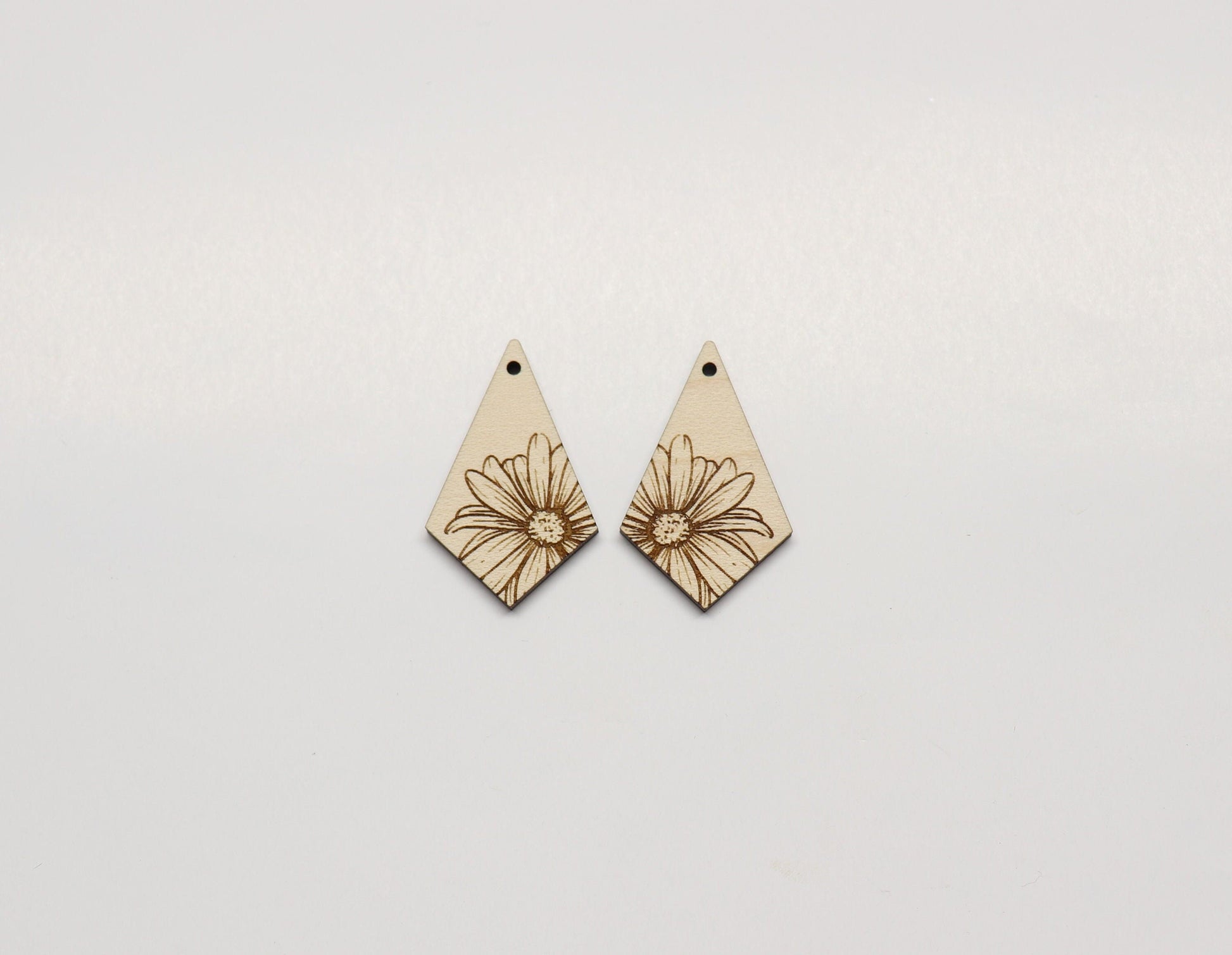 Wood earring blanks, DIY earrings, earring blanks, sold per set