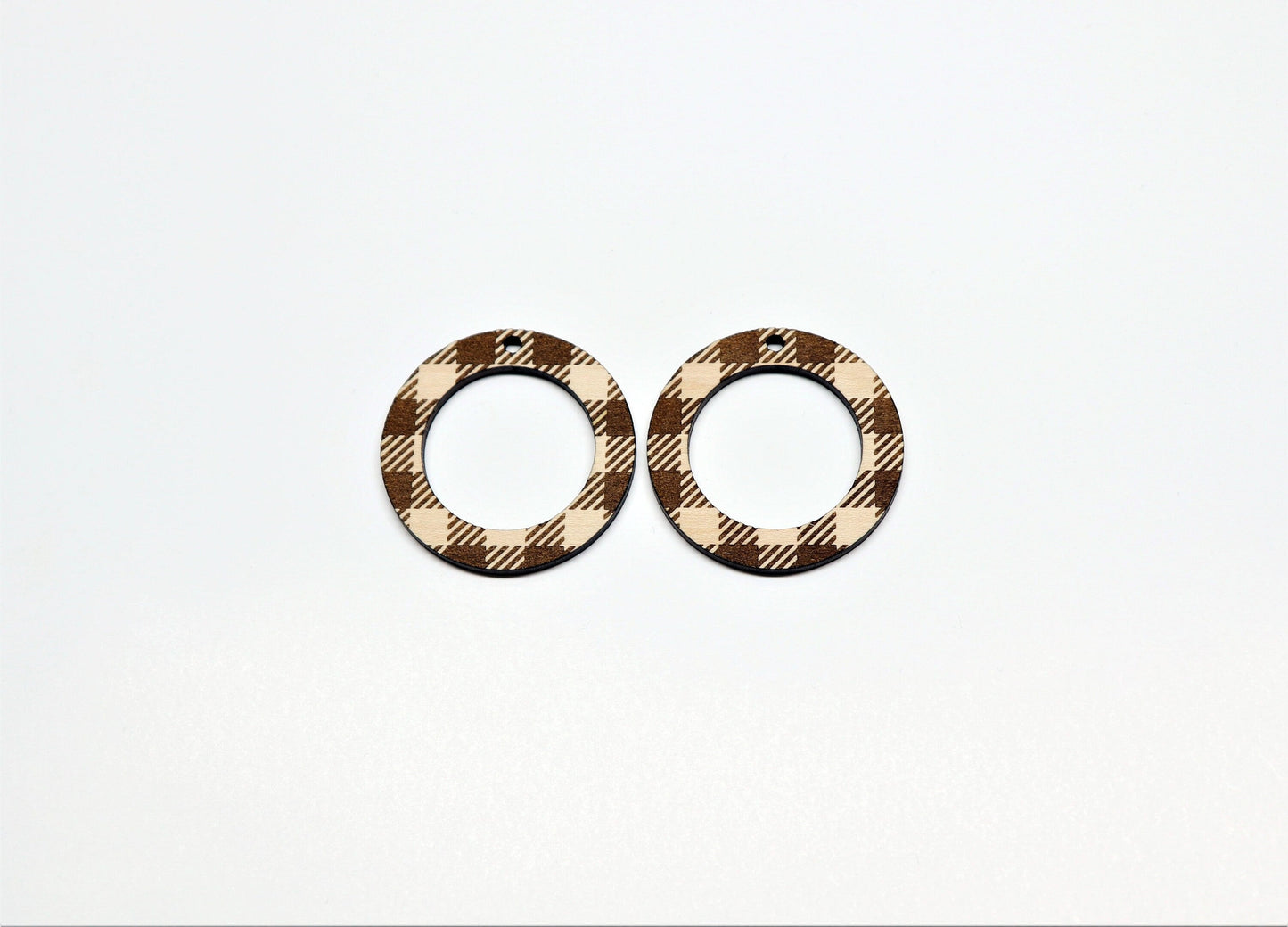 Round wood blanks,  wood earring blanks, DIY earrings, earring blanks, sold per set