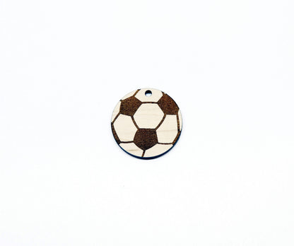 Laser cut car charm blanks, baseball car charm, soccer car charm