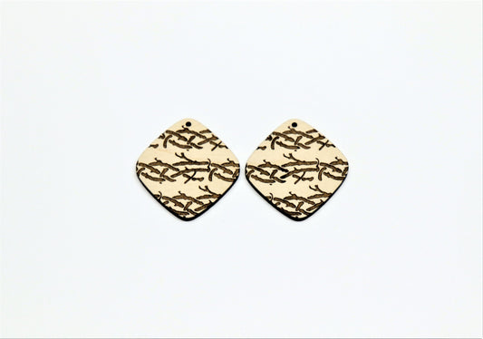 Earring blanks, wood blanks, DIY earrings