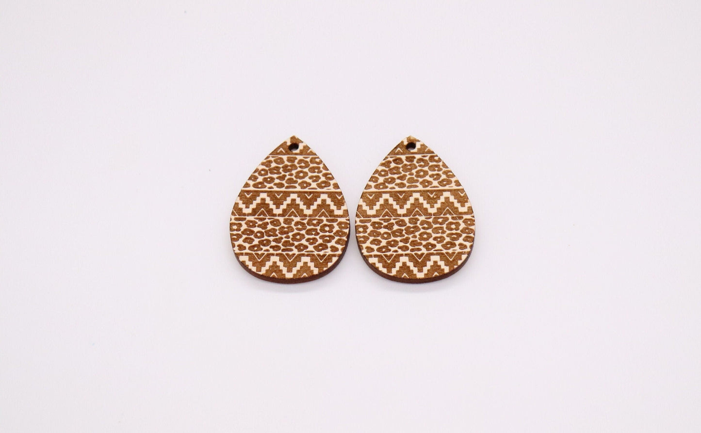 Teardrop wood earring blanks, earring blanks, wood blanks