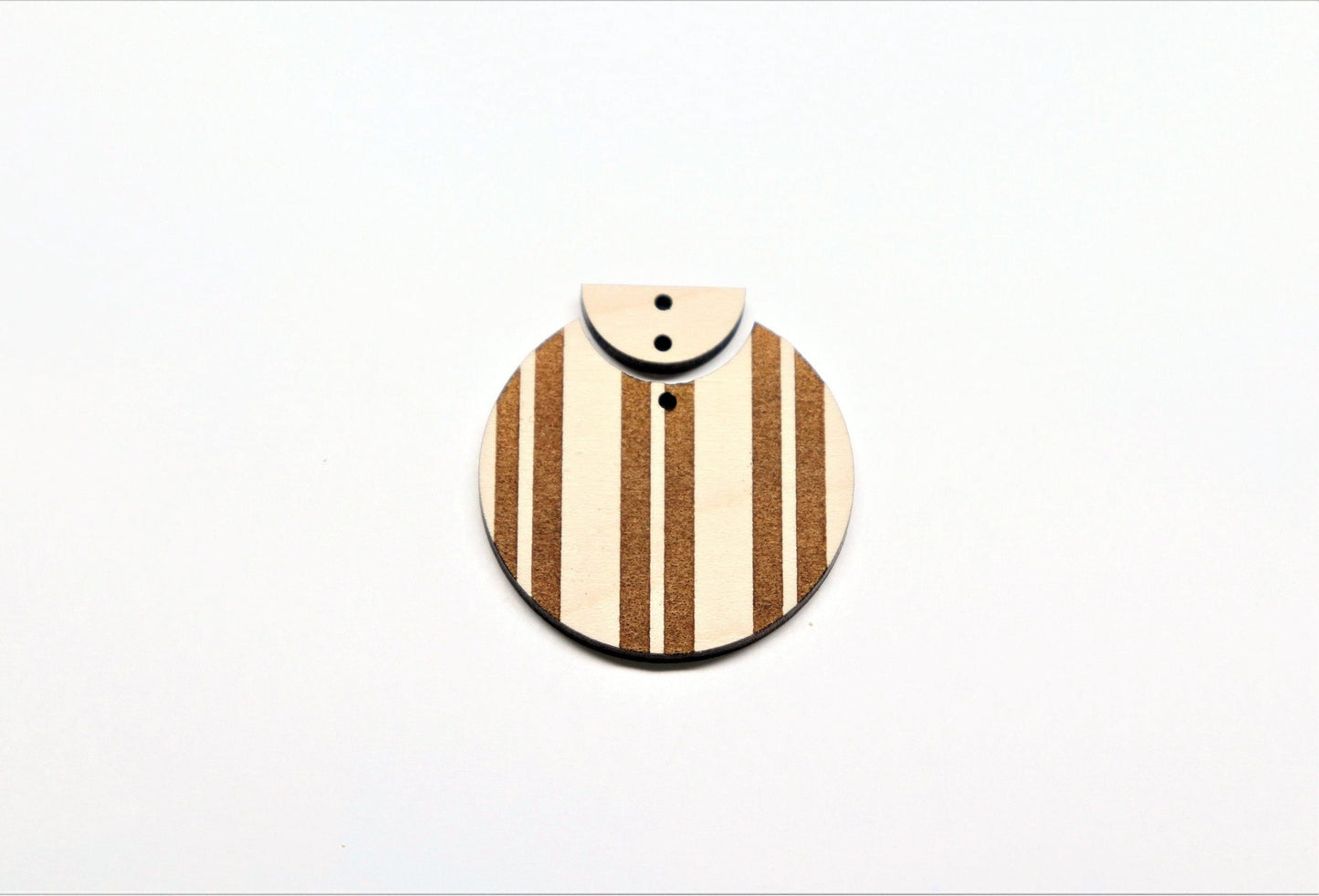 Round wood earring blanks, DIY earrings, earring blanks, sold per set