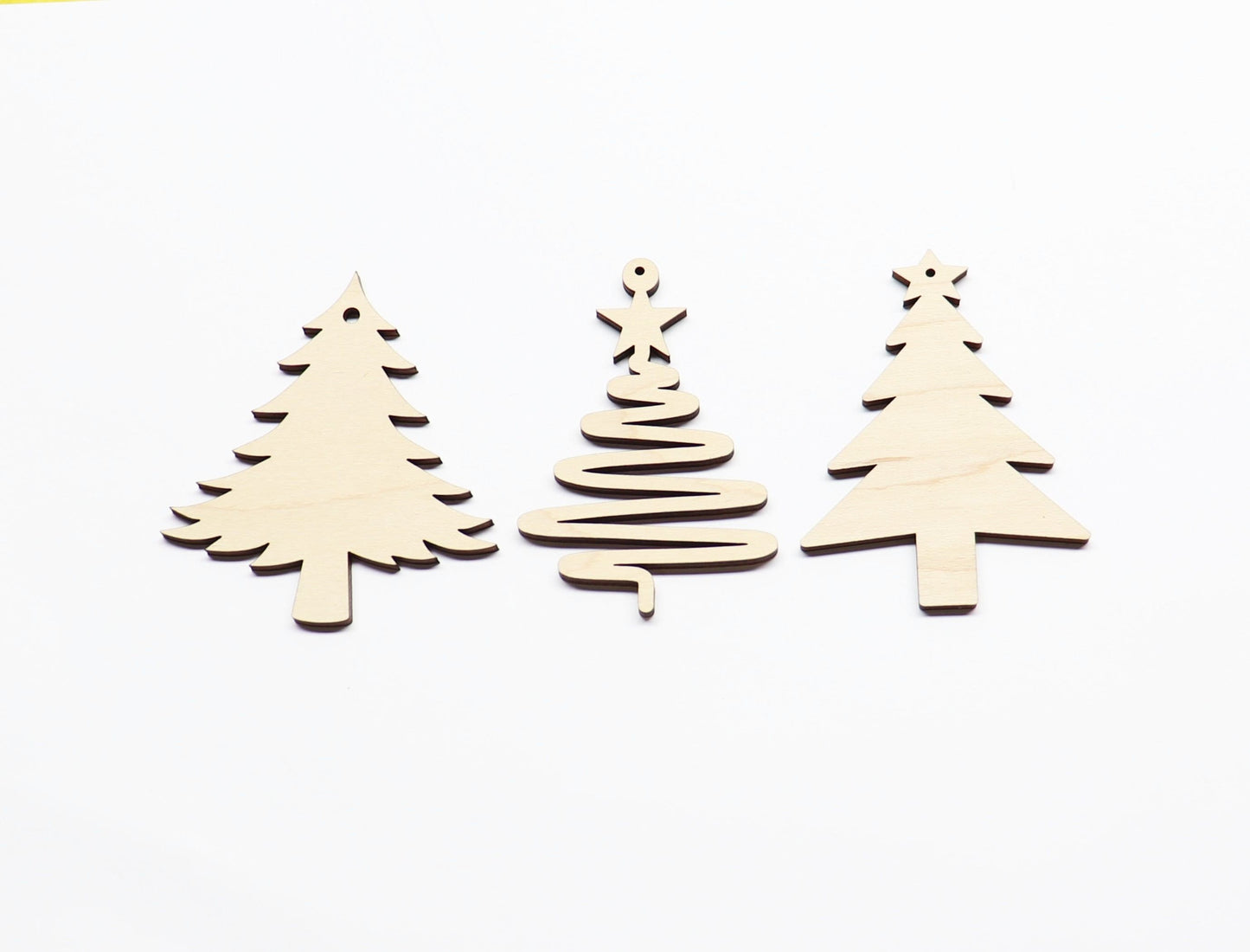 Christmas tree earring blanks, wood blanks