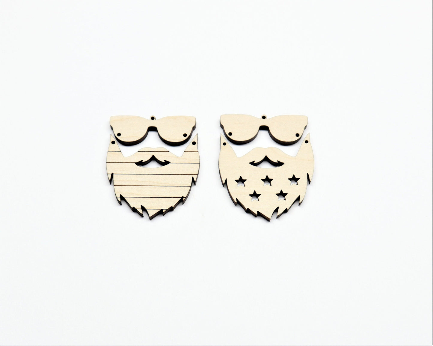 Wood earring blanks, DIY earrings, earring blanks, sold per set