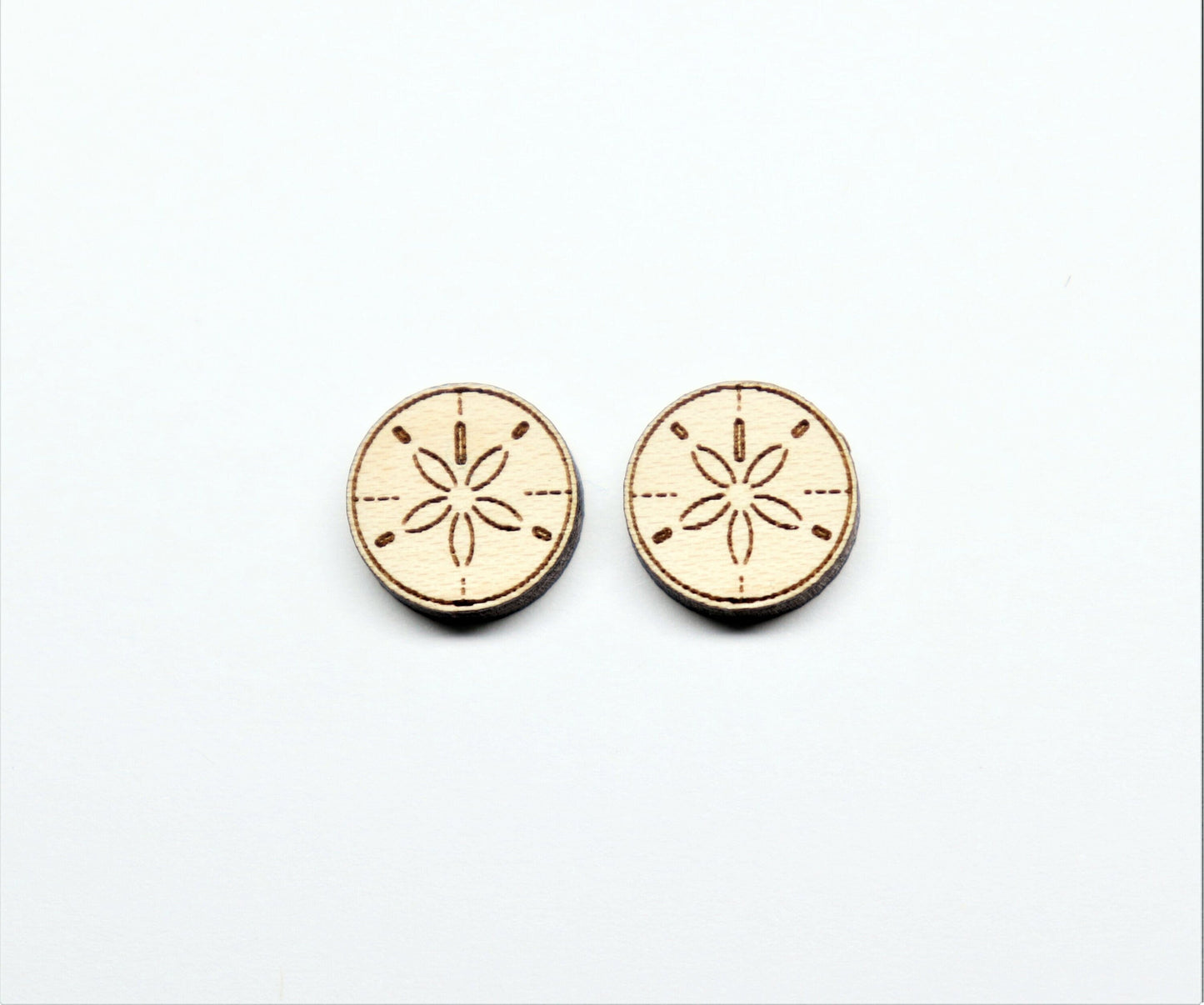 Wood earrings, wood studs, earring blanks