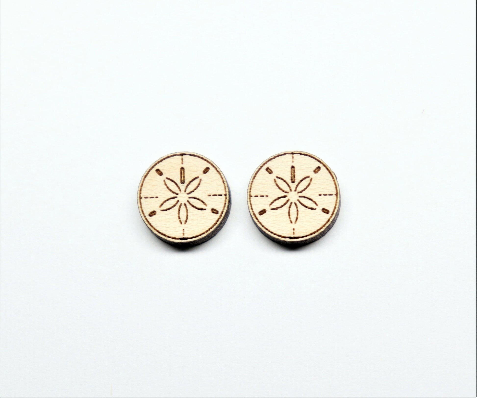 Wood earrings, wood studs, earring blanks