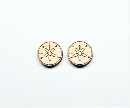 Wood earrings, wood studs, earring blanks