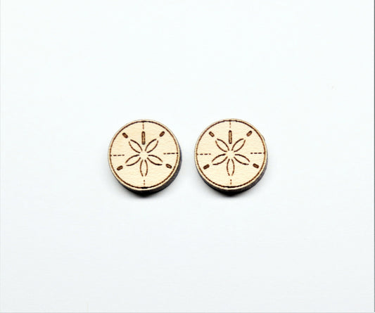 Wood earrings, wood studs, earring blanks