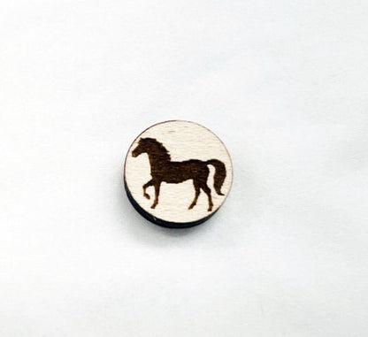 Horse stud blanks, earring blanks